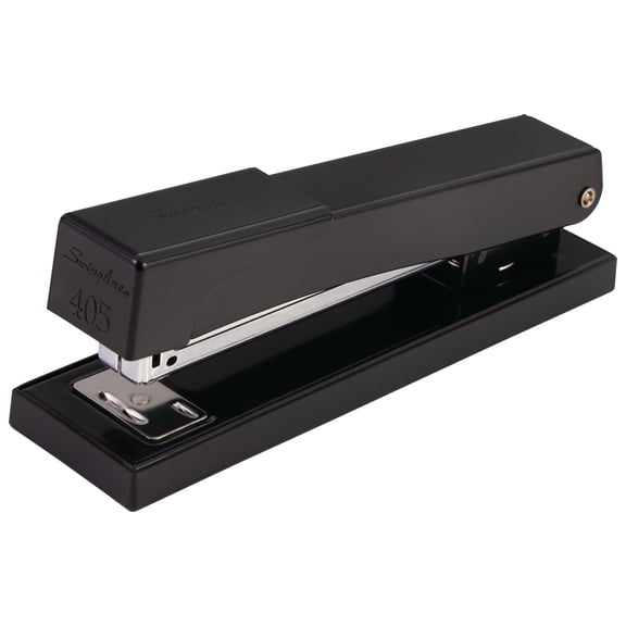 Stapler, 20 Sheet Capacity, LightDuty 405, Jam Free, Metal, Black