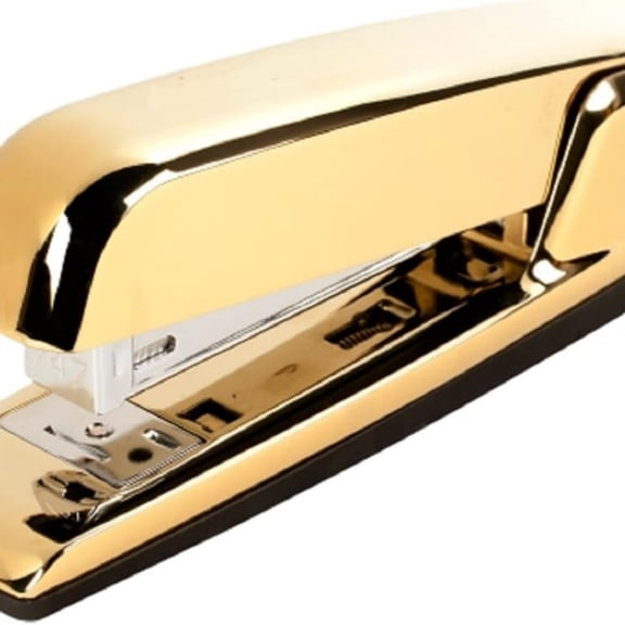 Stapler, 30 Sheet Capacity, 747 Business Stapler, Jam Free, Metal, Gold Chrome