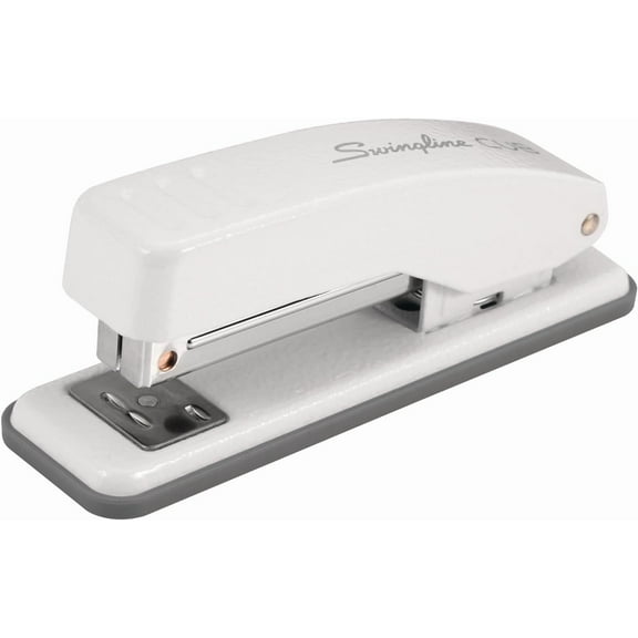Stapler, Cub Compact Desktop Stapler, 20 Sheet Capacity, Metal, Arctic White (S701067)