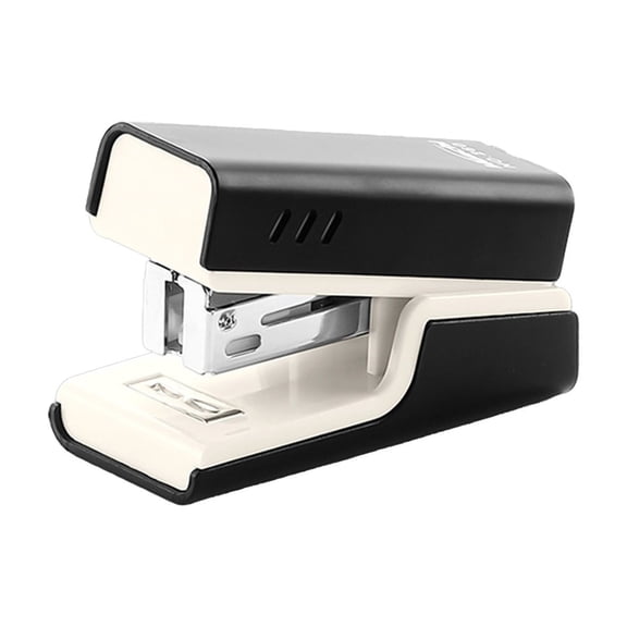Stapler Mini Desktop Device - Easy One-Touch Operation, Compact Anti-Slip Design, Durable Plastic Build for Efficient Paper Fastening (172 chars)