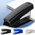 thumbnail image 1 of Stapler Multi-Functional Handheld Ergonomic Plastic Office Home Desktop Paper Fastener | 25 Sheet Capacity | Lightweight Easy Grip | Compact Size 4.1x1.8x1.2 in | Assorted Colors | 1 Pack, 1 of 6