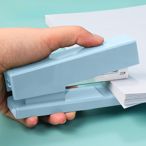 Effortless Stapler, Large Capacity Standard Handheld Stapler, Multi-Functional Office Stapler, ABS & Steel Construction