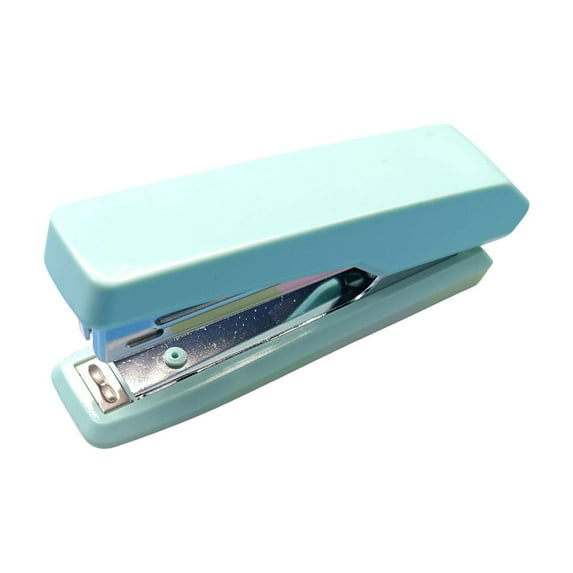Stapler Office Stapler Mini Stapler for A4 Paper Binding Compact Lightweight Labor Saving Easy to Use Plastic Metal 10# Nail Type Portable Colorful