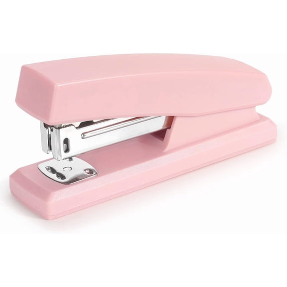 Stapler, Office Stapler, Small Staplers for Desk, Pink