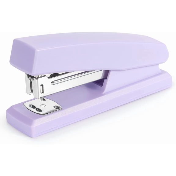 Stapler, Office Stapler, Stapler for Desk Portable Durable Staplers Office Supplies (Purple)