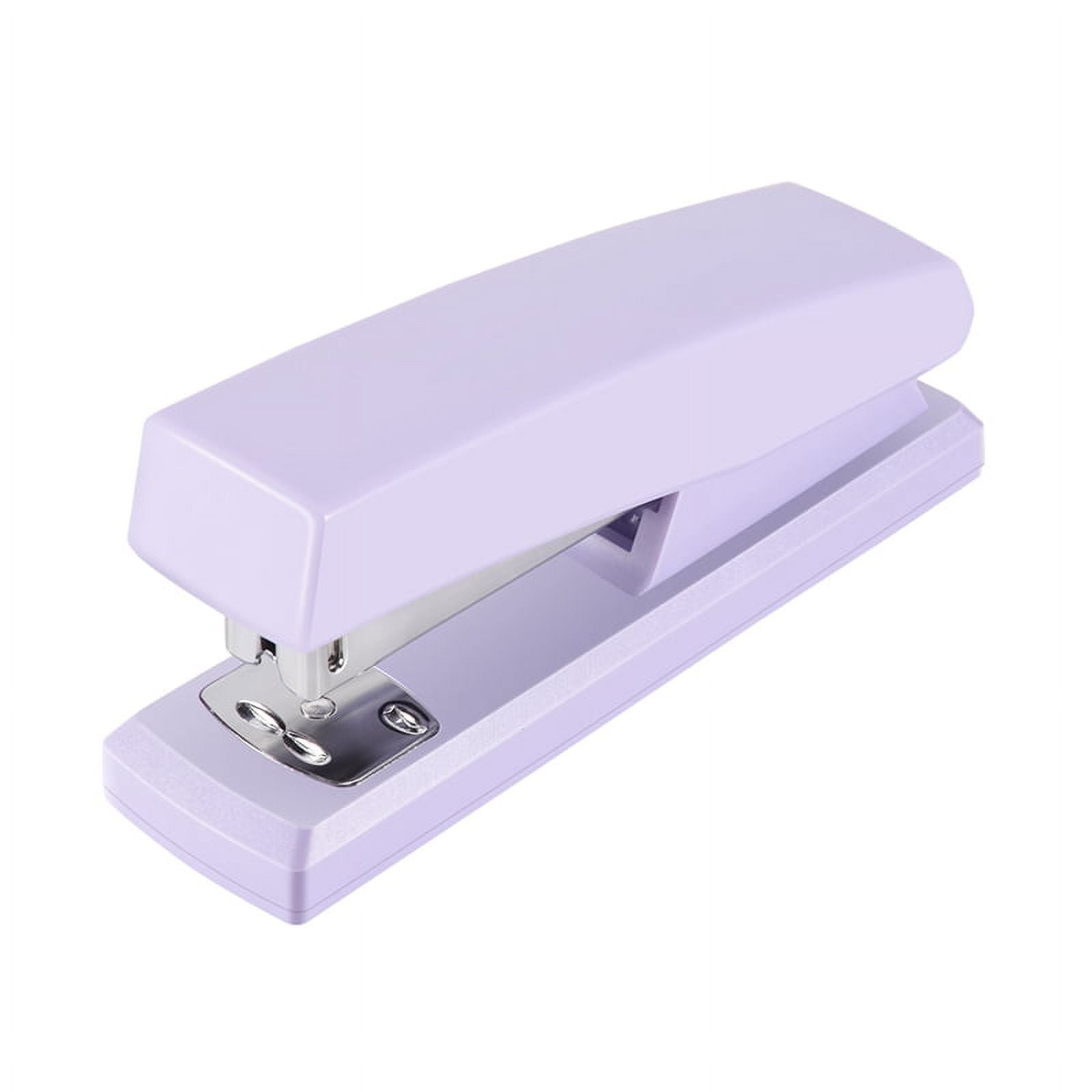Stapler, Office Stapler, Stapler for Desk Portable Staplers (Purple
