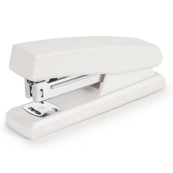 Stapler, Office Stapler, Stapler for Desk Portable Staplers Office Supplies (White)
