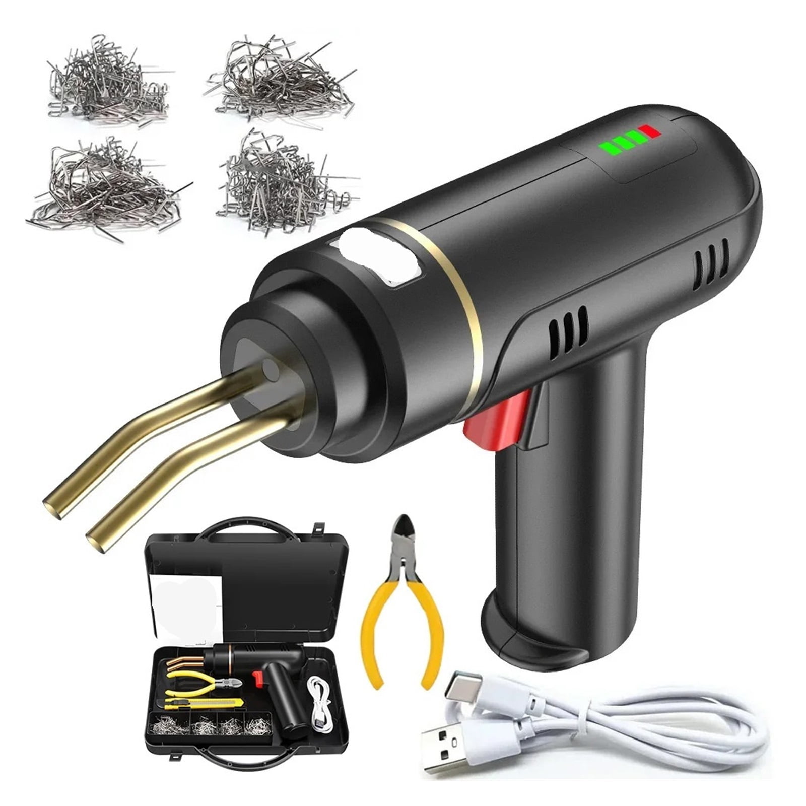 Stapler Rechargeable Plastic Welding Machine Bumper Repair Kit Soldering Iron for Plastic Repair Car