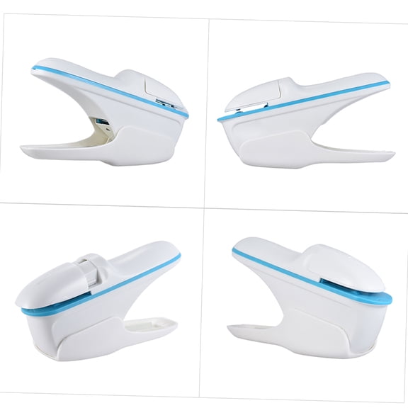 Stapler,Staple Free 7 Stapler Staples Paper Business Commercial Business Commercial Office Staples Staple Free White Hand-held Stapler 7 Paper Staples Hxber Hand-held Huiop