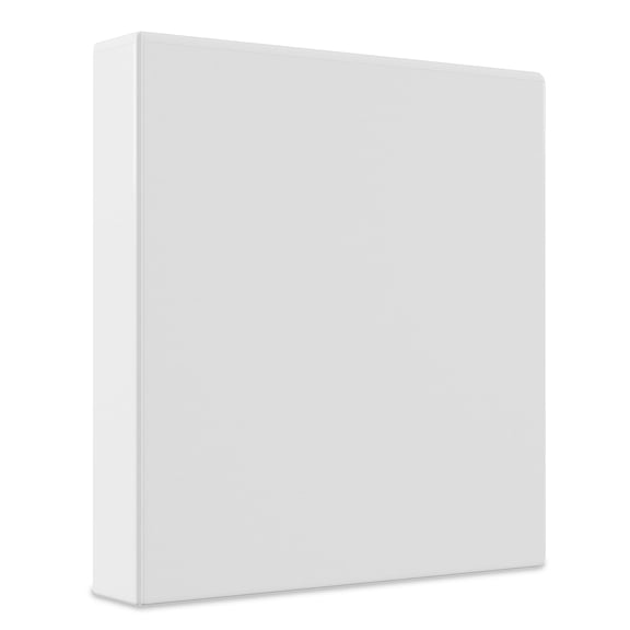 Staples 1-1/2" Simply View Binders with Round Rings White 374814