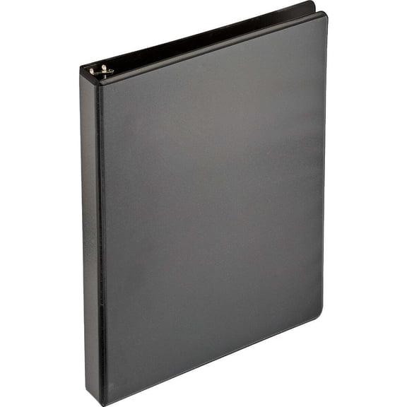 Staples 1 In. Black 3-Ring Economy Binder ST23733