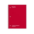 thumbnail image 1 of Staples 1 Subject Notebook College Ruled 8" x 10-1/2" Red TR27503M/27503, 1 of 4