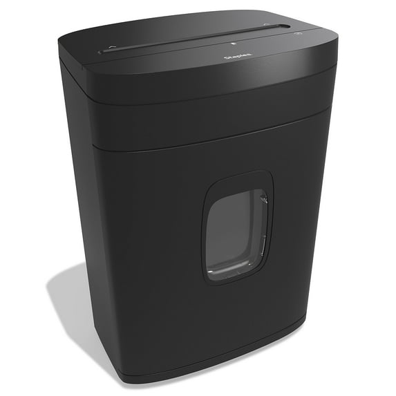Staples 10-Sheet Micro-Cut Multi-Media Shredder ST62150, black, for paper and credit cards