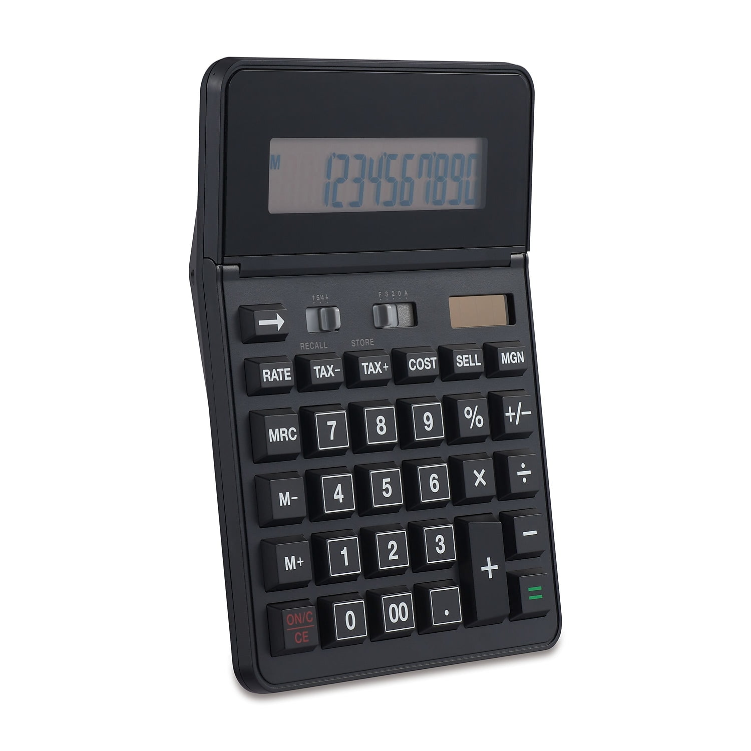 Staples 12-Digit Solar and Battery Basic Calculator Black (TR290/ST290-CC) 