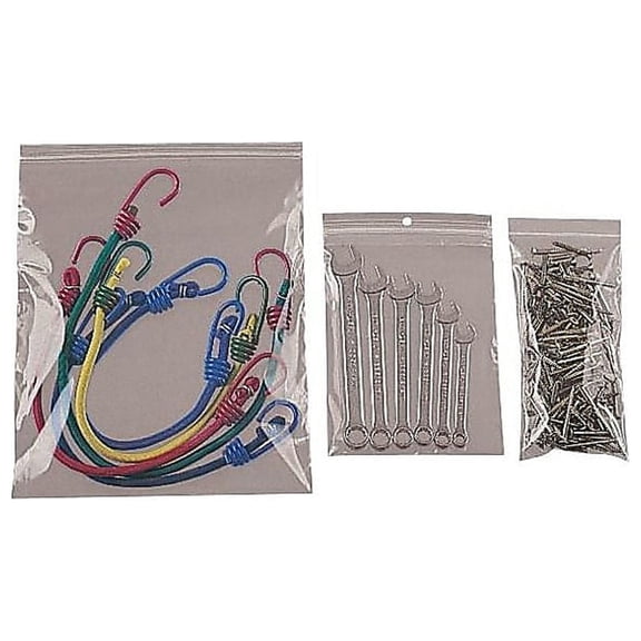 Staples 12W x 15L Reclosable Poly Bag 2.0 Mil 02-1215/R1215