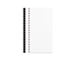 thumbnail image 1 of Staples 3/4" Plastic Binding Spine Comb 150 Sheet Capacity Black 25/Pack (17460/ST17460), 1 of 4
