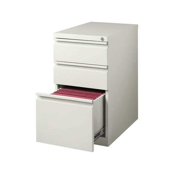 Staples 3 File Drawers Vertical File Cabinet Locking Gray Letter 19.88"D 2/Pack (ST60426/1344VS)