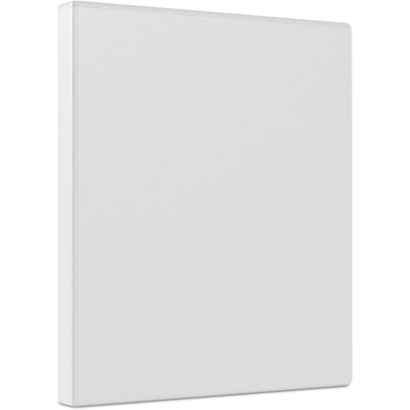 Staples 3-Ring Binder, 1/2 Inch Round-Ring Organizer for Home, Office, School, Holds up to 100-Sheets, 12-Pack, White
