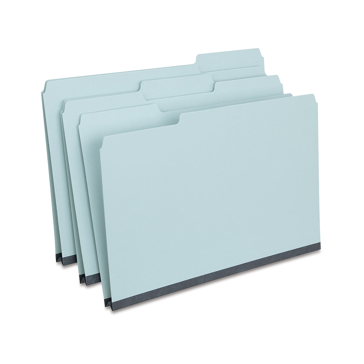 HITOUCH BUSINESS SERVICES File Folders 1/3 Cut Legal Size Light Blue 25/Box TR621318/509620