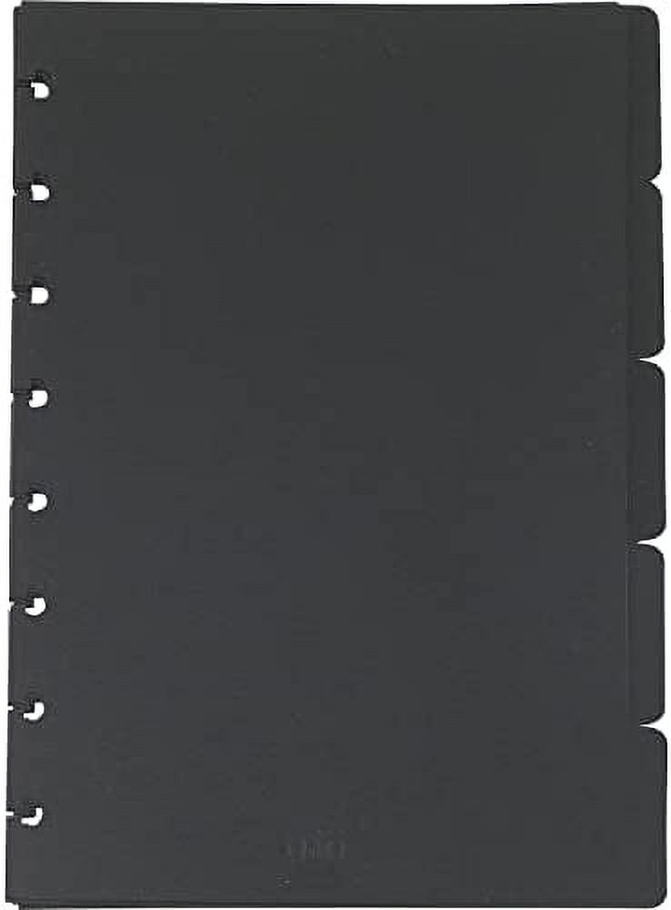 Staples 321298 Arc System Tab Dividers Black 55/6Inch X 81/2Inch