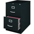 Staples 489538 2Drawer Legal Size Vertical File Black (26.5