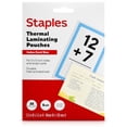 thumbnail image 1 of Staples 5 mil Index Card Size Thermal Laminating Pouches 25 pack 17471, 1 of 4