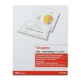 Staples 5 mil Thermal Laminating Pouches Letter Size 100 pack 489526