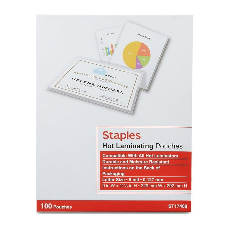 TYH Supplies 100 Pack Photo Thermal Laminating Sheets | 4 x 6 Inch 5 Mil |  Heavy Duty Hot Glossy Laminating Pouches | Card Lamination Pockets with