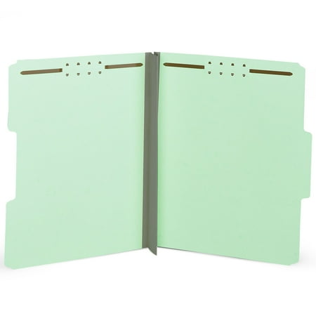 HITOUCH BUSINESS SERVICES Classification Folder 3" Expansion Letter Size Light Green 25/Box TR18354