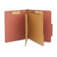 thumbnail image 1 of Staples 60% Recycled Pressboard Classification Folder 2-Divider 2.5" Expansion Letter Size Brick Red, 1 of 4