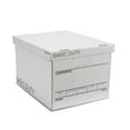 thumbnail image 1 of Staples 65% Recycled Corrugated File Box Lift Off Lid Letter/Legal Size White/Black 10/Pack, 1 of 9