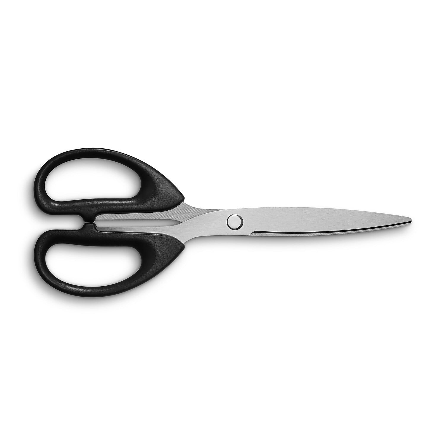 Bazic 8 Soft Grip Stainless Steel Scissors