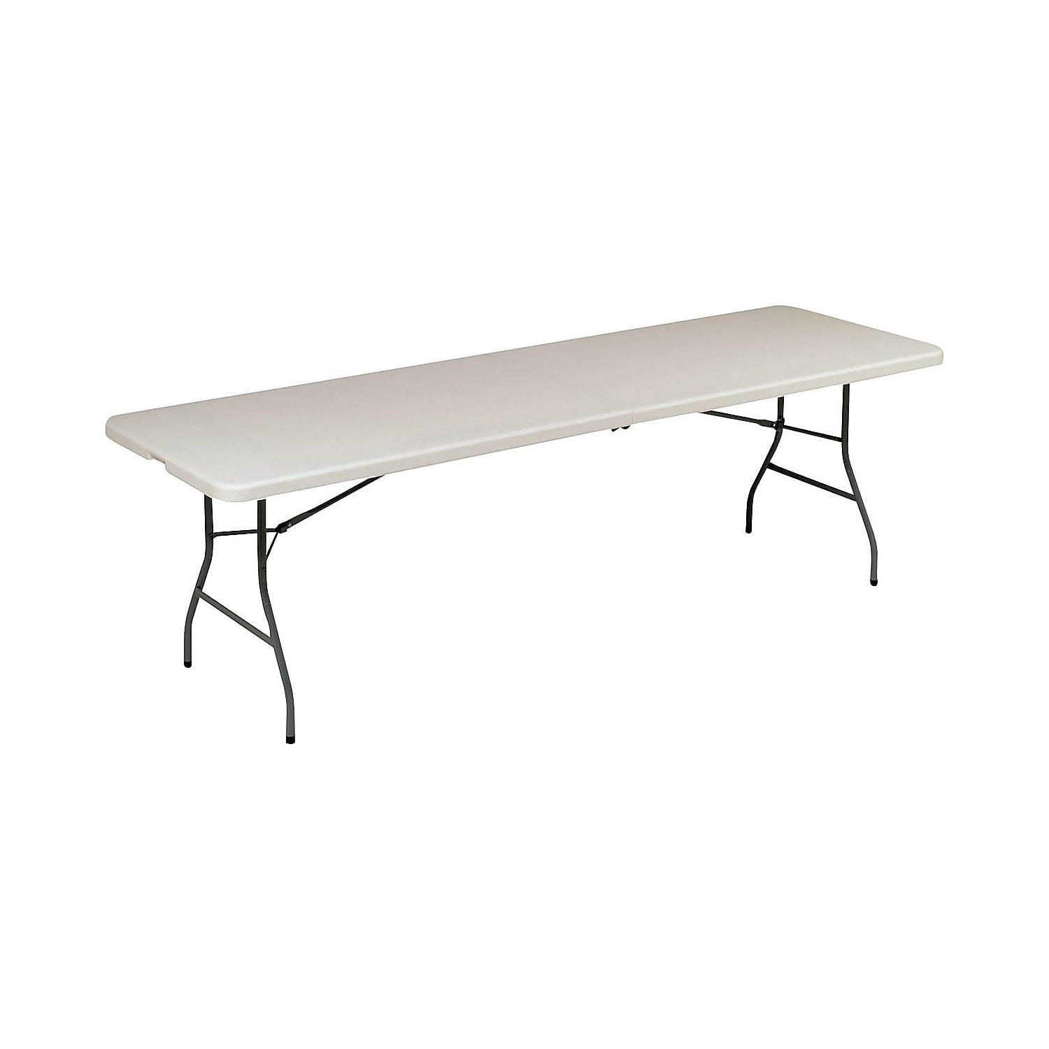 Staples 8 x 30 Heavy Duty Folding Table White 79233 54273