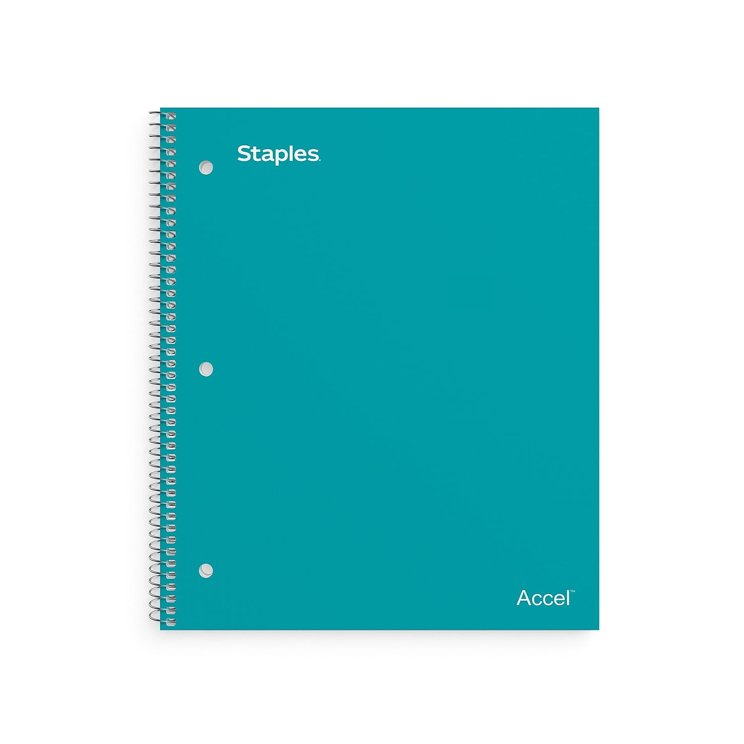 Staples Accel 1-Subject Notebook 8 1/2