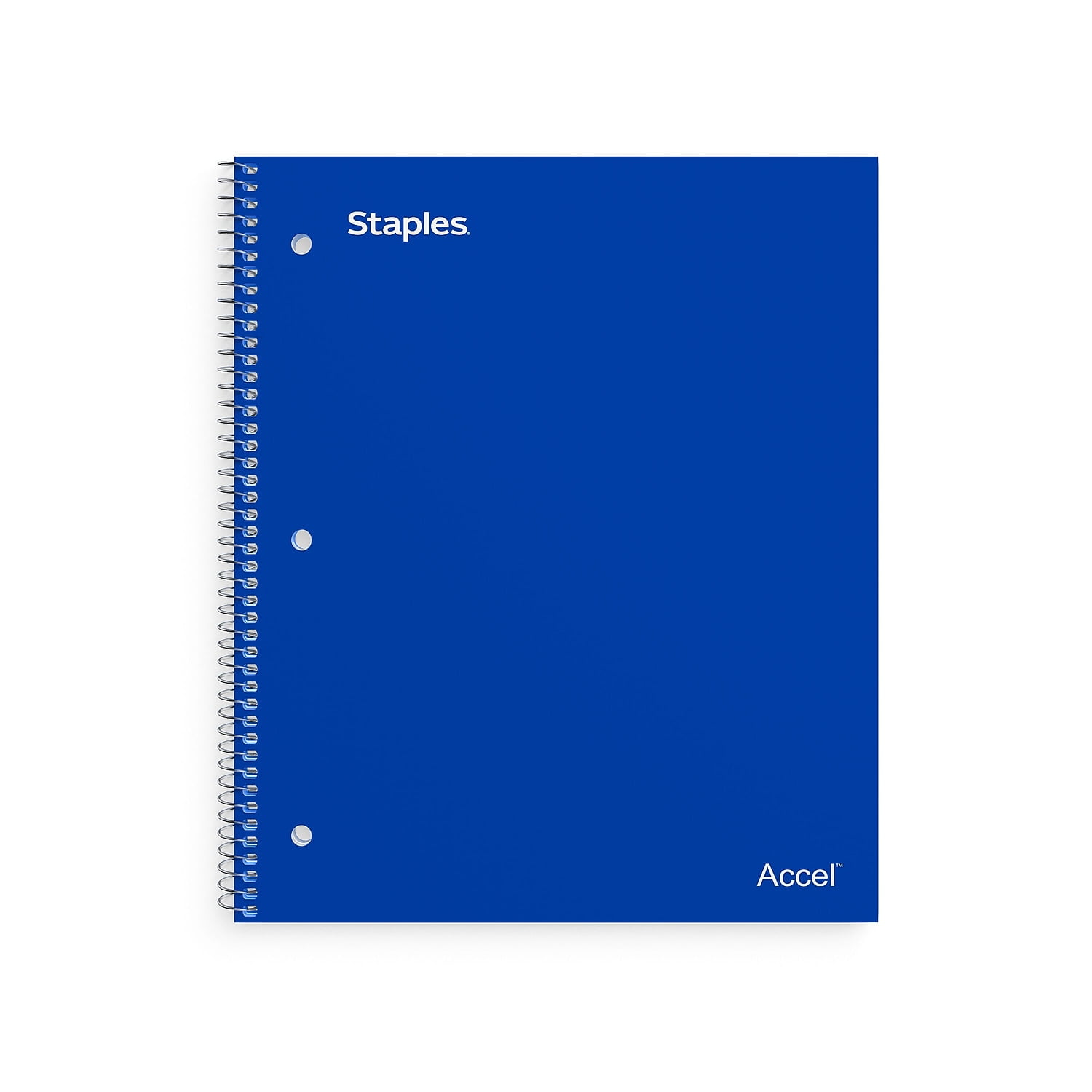 Staples Accel Durable Poly Cover Notebook Graph Ruled 8-1/2" x 11" Assorted 579722