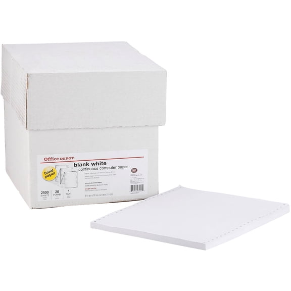 Staples Advantage Staples Blank Computer Printer Paper - Pack of 6