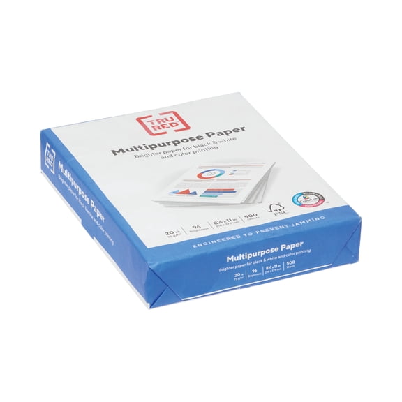 Staples Advantage Tru Red Multipurpose Copier Paper - Pack of 2