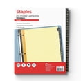 thumbnail image 1 of Staples Alphabetical A-Z Leather Dividers 25-Tab Black (18946/11483) 483305, 1 of 5