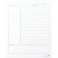 Staples Arc Notebook Project Planner Filler Paper, Lettersized, White