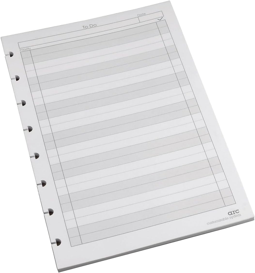 Staples? Arc "toDo" Notebook Filler Paper, JuniorSized, White, 50 Sheets