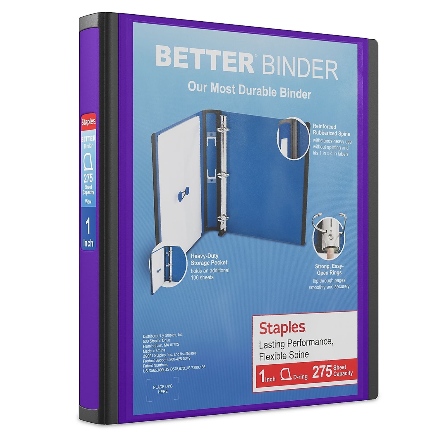 Staples-Better-1-Inch-D-3-Ring