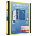 thumbnail image 1 of Staples Better 1-Inch D 3-Ring View Binder Yellow (19064) 827601, 1 of 7