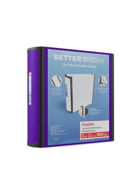 3+ Inch Binders in Binder by Ring Size - Walmart.com