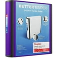 Staples Better Binder, 2Inch, Purple