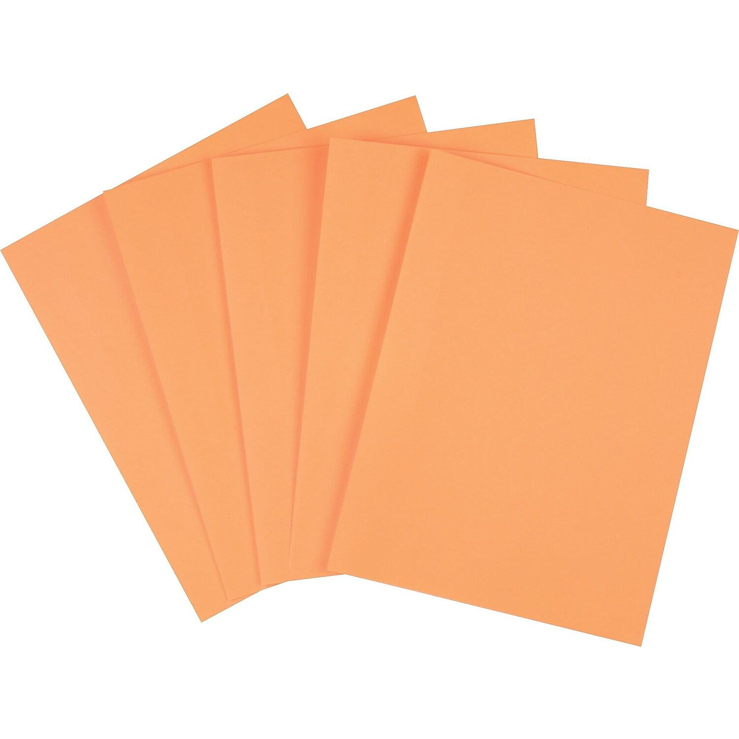 Staples Brights Multipurpose Paper 20 lbs. 8.5 x 11 Orange 500