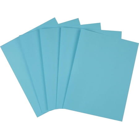 Staples Brights Multipurpose Paper 24 lbs. 8.5" x 11" Blue 500/Ream (20101)