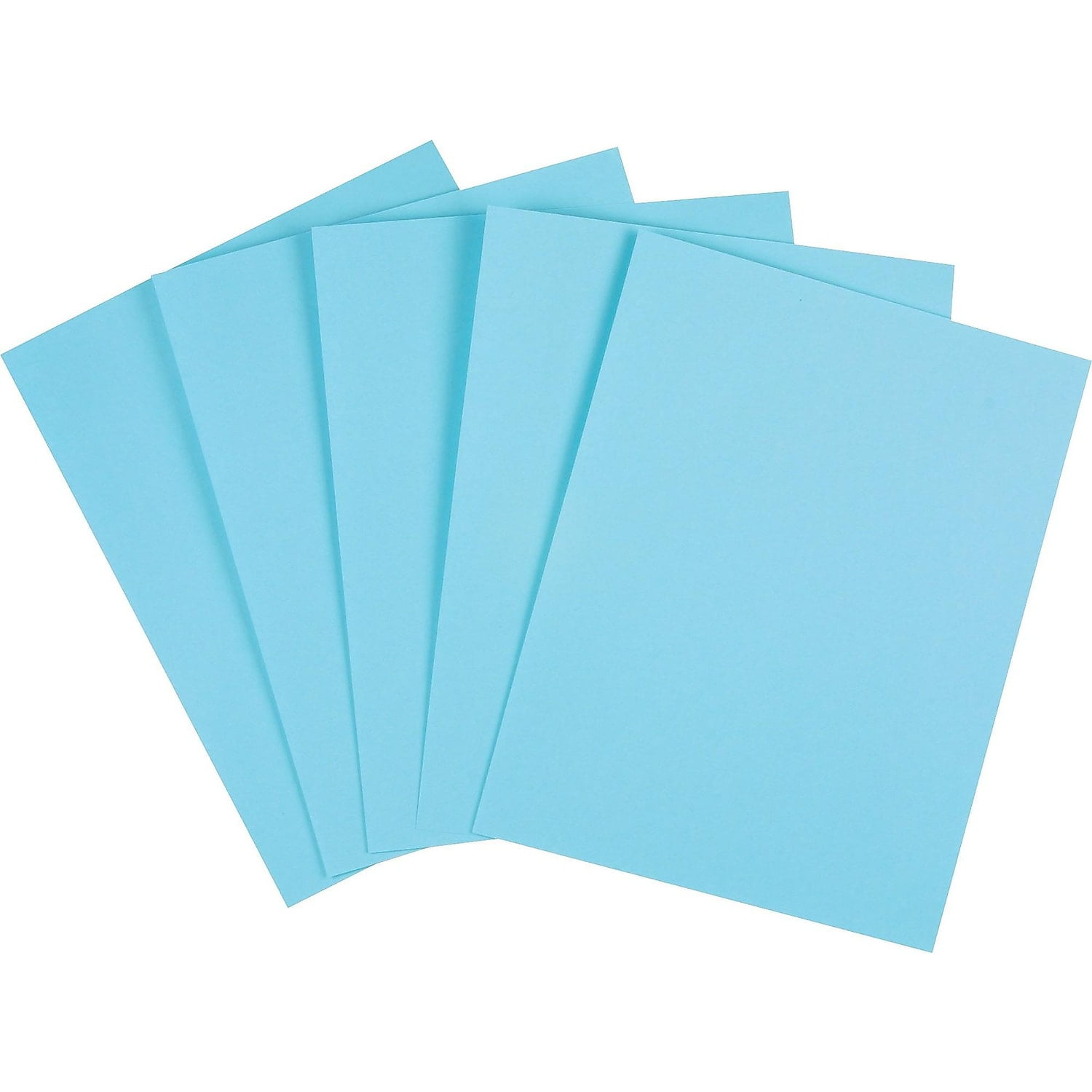 Staples Cardstock Paper 110 lbs 8.5 x 11 Blue 250/Pack (49702)