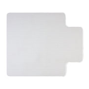 Staples Carpet Chair Mat with Lip 45" x 53'' Flat-Pile Clear (20239-CC)
