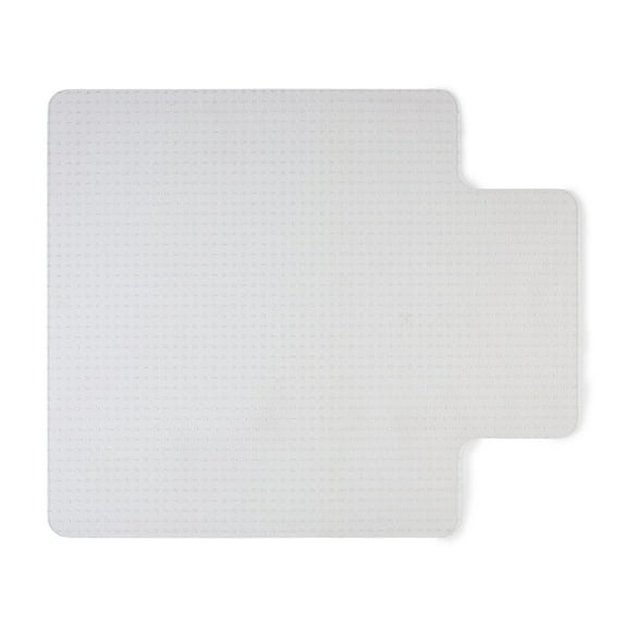Staples Carpet Chair Mat with Lip 45" x 53'' Flat-Pile Clear (20239-CC)