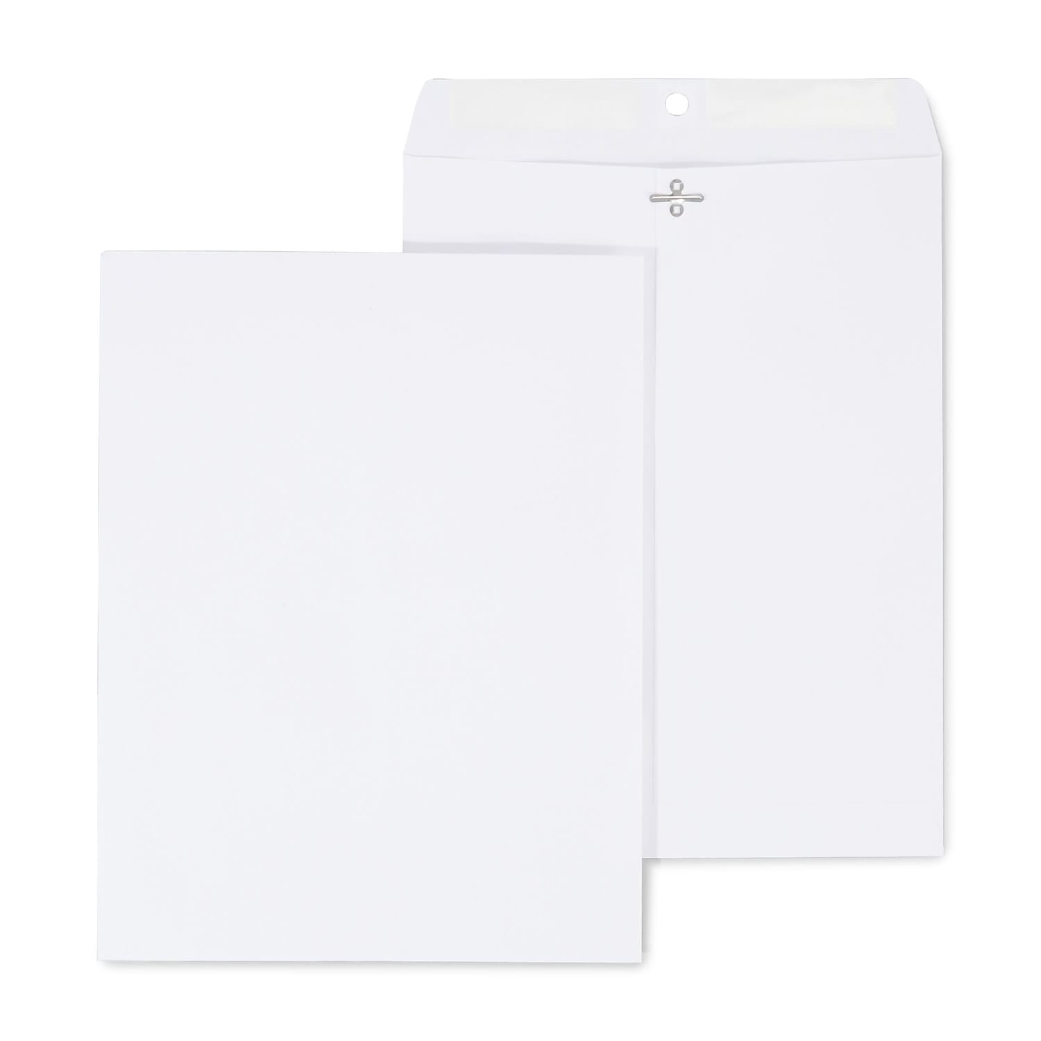 Staples Clasp & Gummed Catalog Envelopes 10"L x 13"H Bright White 200/Carton ST570231N-CCVS